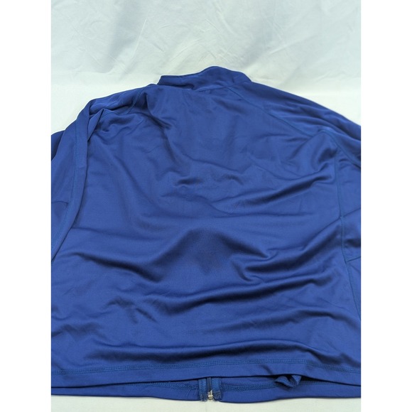 Kansas City Royals Majestic Long Sleeve Full Zip Shirt 2XL Therma Base Royal - Picture 8 of 8
